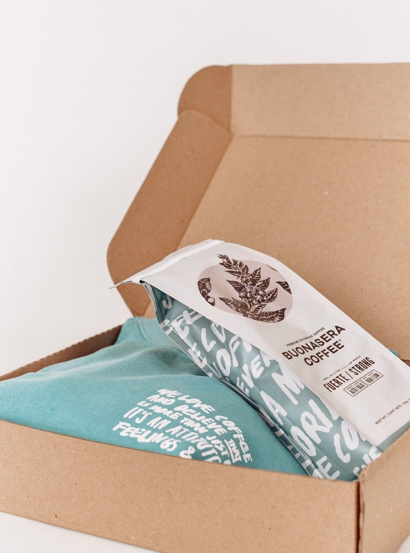 Kit Buzo Verde Marino + 1 Bolsa Buonasera Coffee