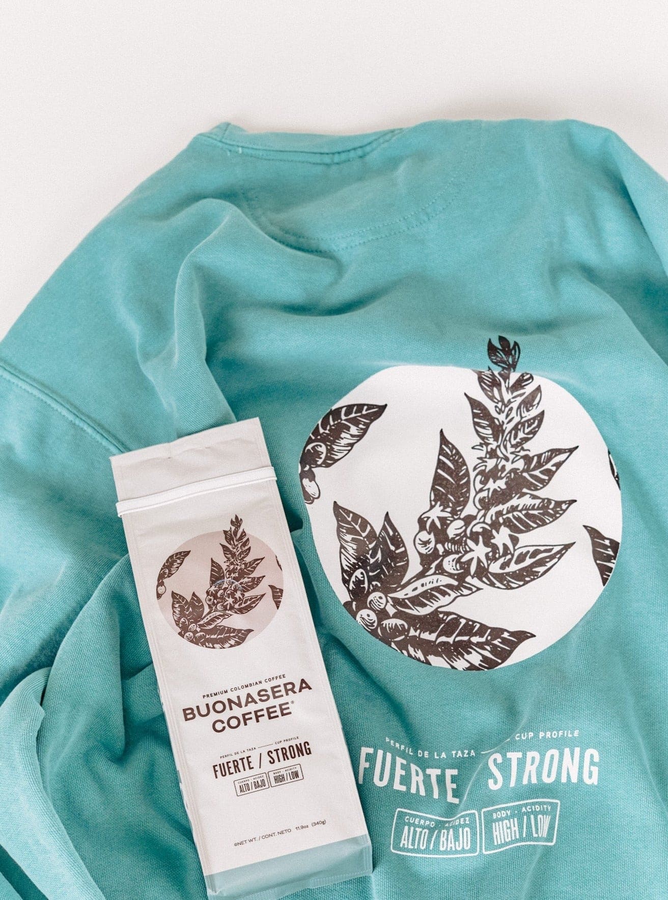 Kit Buzo Verde Marino + 1 Bolsa Buonasera Coffee