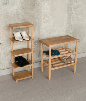 Set x2 Zapatero en Madera