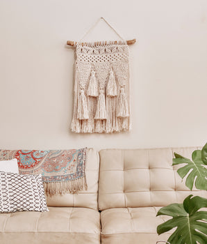 Tapiz en Macramé Esmeralda