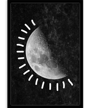 MOON - ART PRINT - BuonaseraHouse 