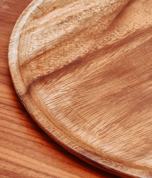 Plato Madera Tallado