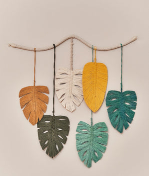 Tapiz en Macramé Monstera