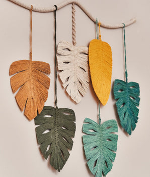 Tapiz en Macramé Monstera
