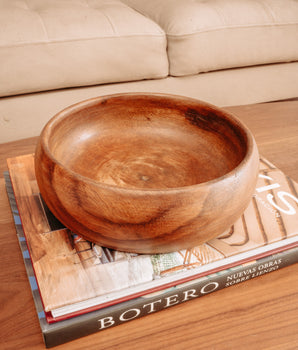 Cuenco de Madera Tallado