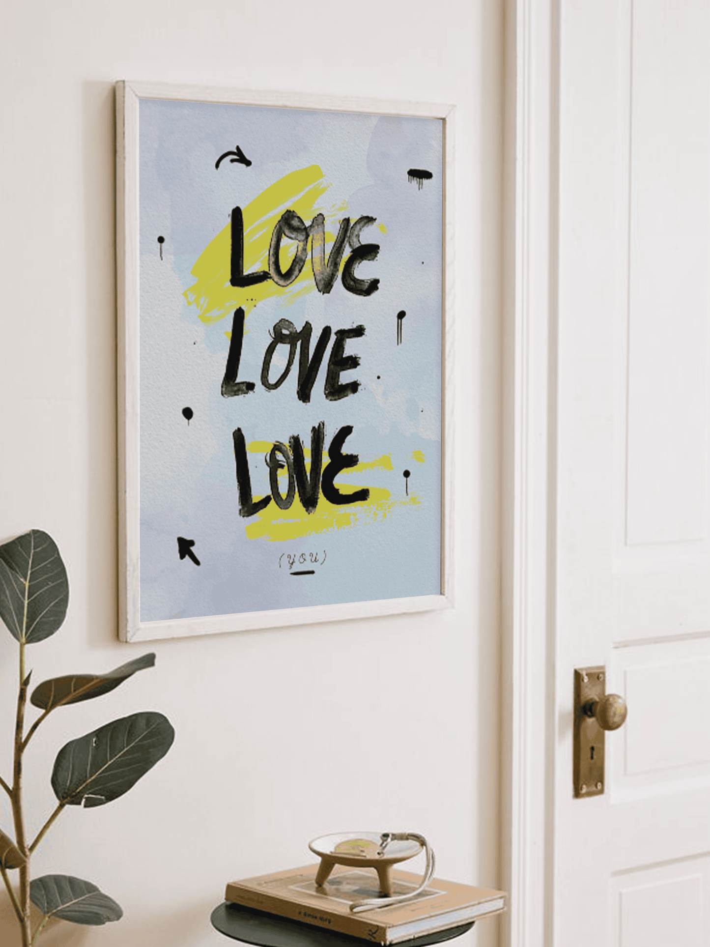 Love (YOU) - Arte Enmarcado