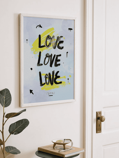 Love (YOU) - Arte Enmarcado