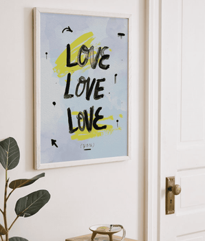 Love (YOU) - Arte Enmarcado