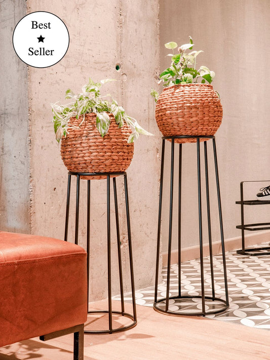 Set de Jardinera x2 Rocky Tejida Negra