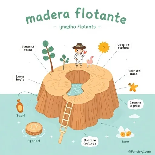 ¿Qué es exactamente la madera flotante?